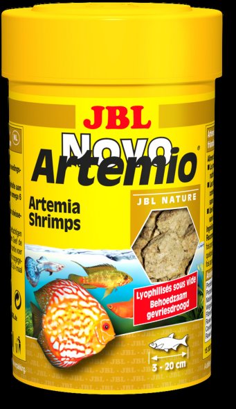 JBL - Дополнительный корм с артемией для любых аквариумных рыб (NovoArtemio)