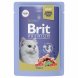 Brit - Пауч для взрослых кошек, С Форелью, в желе, 85 гр