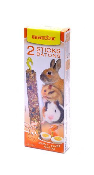 Benelux Seedsticks rodents Honey/Eggs x 2 pcs - Лакомые палочки для грызунов с медом и яйцами