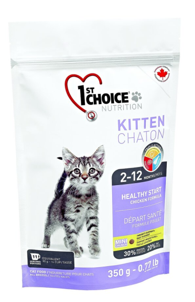 1st Choice - Сухой корм для котят, здоровый старт с цыпленком