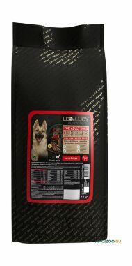 Leo&Lucy - Сухой корм для взрослых собак, крупных пород с ягненком и яблоком