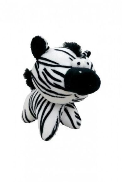 Papillon - Плюшевая игрушка для собак "Глазастая зебра" с пищалкой 12см