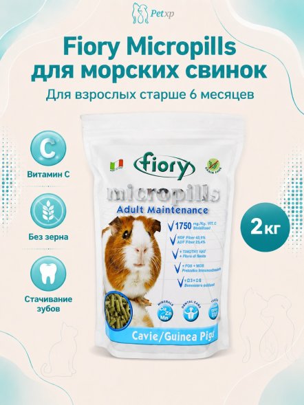 Fiory - Micropills Guinea Pigs корм для морских свинок