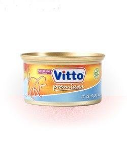 Vitto - Консервы для кошек с форелью 85г