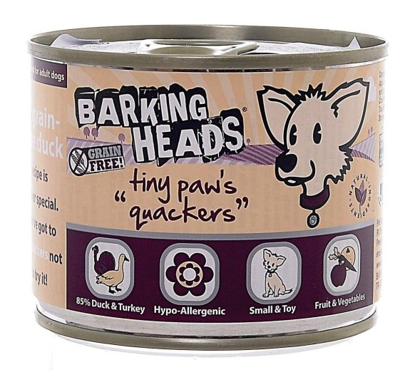 Barking Heads - Консервы для собак мелких пород с уткой