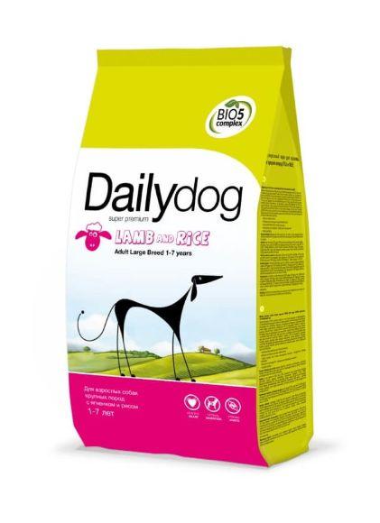 9121.580 DailyDog Large Breed - Syhoi korm dlya vzroslih sobak krypnih porod s yagnenkom 12kg . Zoomagazin PetXP dailydog-lamb-large2.jpg