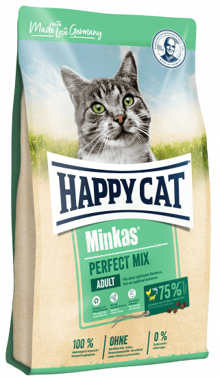 Happy Cat - Сухой корм для взрослых кошек, с Птицей, Рыбой и Ягненком