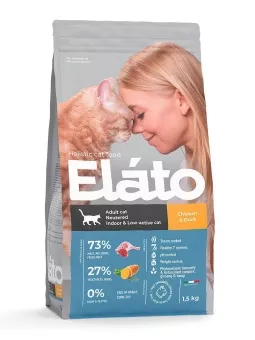 Elato Холистик - Сухой корм для кастрированных котов и стерилизованных кошек, с Курицей