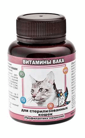 37932.580 Vaka - Vitamini dlya sterilizovannih koshek, 80 tab. kypit v zoomagazine «PetXP» Вака - Витамины для стерилизованных кошек, 80 таб.