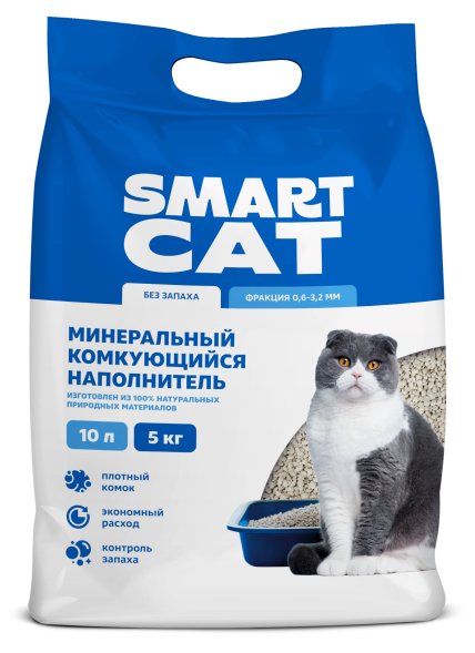 Smart Cat - Комкующийся наполнитель