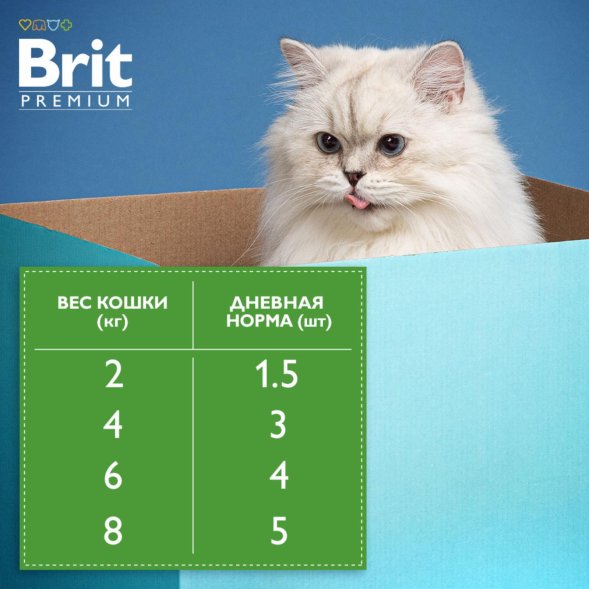 Brit - Пауч для взрослых кошек с цыпленком в желе 85 гр