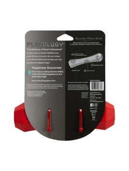 Playology - Жевательная палочка SQUEAKY CHEW STICK для собак средних пород, с Ароматом Говядины