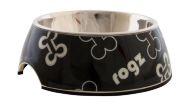 Rogz Bubble Bowlz - Миска для собак "Черные косточки"