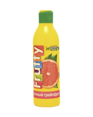Frutty - Шампунь для собак и кошек, сочный грейпфрут, 250 мл Frutty - Шампунь для собак и кошек, сочный грейпфрут, 250 мл