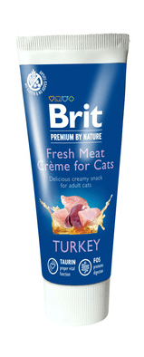 Brit - Паста "Premium by Nature" для кошек из индюшки с печенью, 75гр