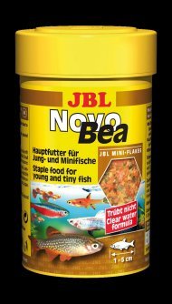 JBL NovoBea - Основной корм в форме хлопьев для небольших пресноводных аквариумных рыб и мальков, 100 мл (28 г)