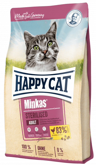 Happy Cat Sterilised - Сухой корм для кастрированных котов и стерилизованных кошек, с Птицей