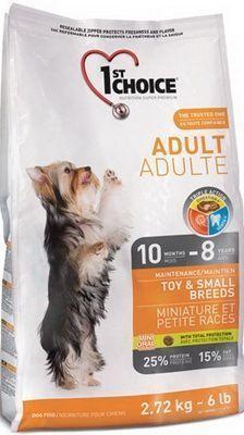 1St Choice Adult toy and small breeds - корм для собак миниатюрных и мелких пород