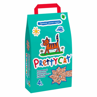 Pretty Cat - Наполнитель впитывающий для кошачьих туалетов 