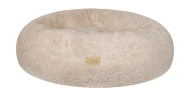 Lelap - Плюшевая лежанка-пуфик "Пируж", 60×60×23 см