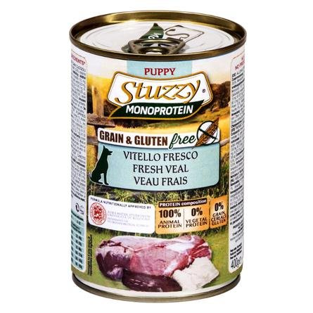 Stuzzy Monoprotein (Монопротеин) - Влажный корм для щенков всех пород со свежей телятиной 400 гр