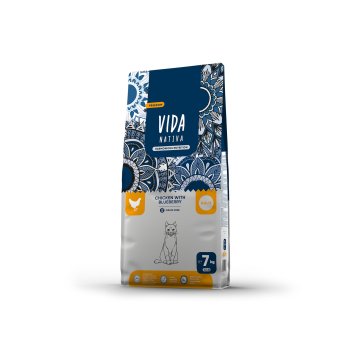 Vida Nativa - Сухой корм для взрослых кошек, с курицей и черникой