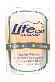 LifeCat Tuna with White fish - Паучи для кошек с тунцом и белой рыбой 70 гр.