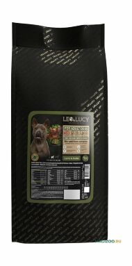 Leo&Lucy - Сухой корм для взрослых собак, средних пород с ягненком и травами