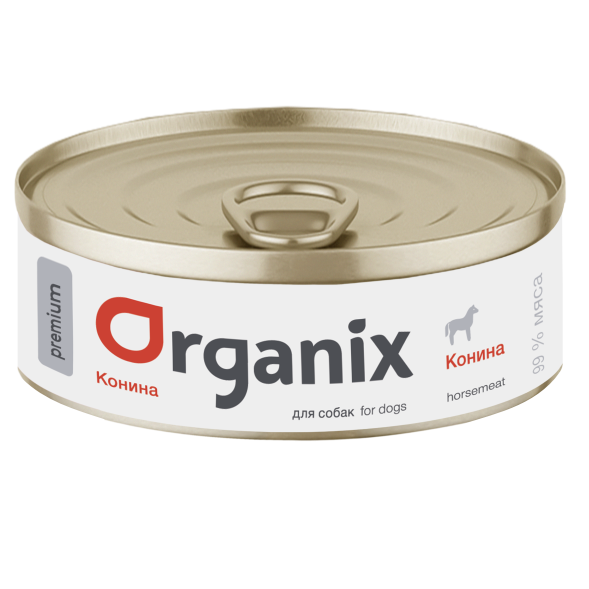 Organix - Консервы для собак, с кониной
