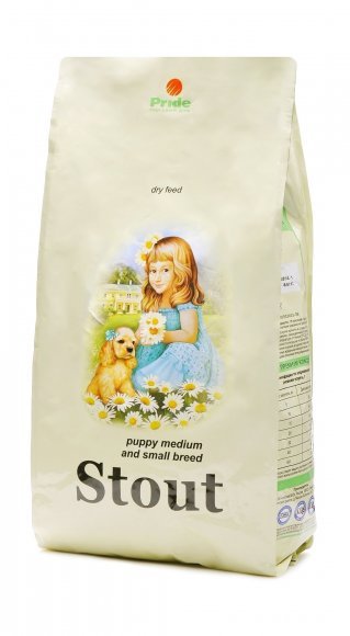 Стаут - Сухой корм для щенков малых и средних пород