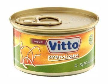 6117.580 Vitto Premium - Konservi dlya koshek Myss s krolikom  85g . Zoomagazin PetXP Canned-Vitto-mousse-rabbit-cat.jpg