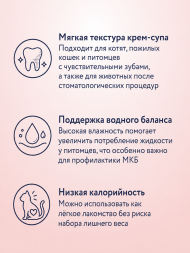 Florida - Крем-суп для котят и кошек, с тунцом и брусникой 75 гр