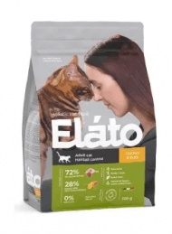 Elato Holistic - Сухой корм для выведения шерсти у кошек, с Курицей и Уткой