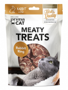 PrimaCat ​Meaty Treats Rabbit ring - Лакомство для кошек &amp;quot;колечко из кролика&amp;quot; 30 гр