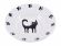 Mr.Kranch - Миска керамическая, блюдце для кошек, 140 мл