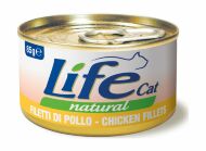 Lifecat Chicken leg and drumstick - Консервы для кошек, Филе Куриной Голени, 85 гр