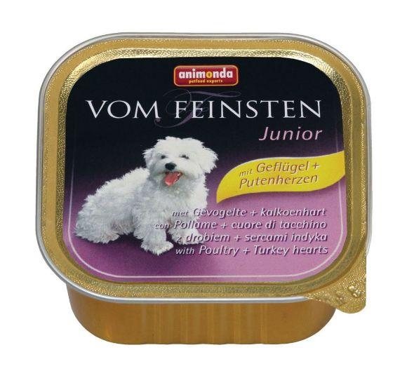 Animonda Vom Feinsten Junior - Консервы для щенков с говядиной и птицей 150гр