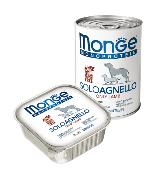 Monge Dog Monoproteico Solo - Консервы для собак паштет из ягненка