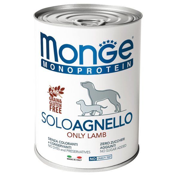Monge Dog Monoproteico Solo - Консервы для собак паштет из ягненка