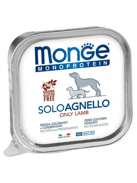 Monge Dog Monoproteico Solo - Консервы для собак паштет из ягненка