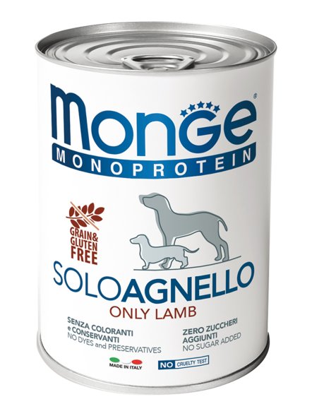Monge Dog Monoproteico Solo - Консервы для собак паштет из ягненка