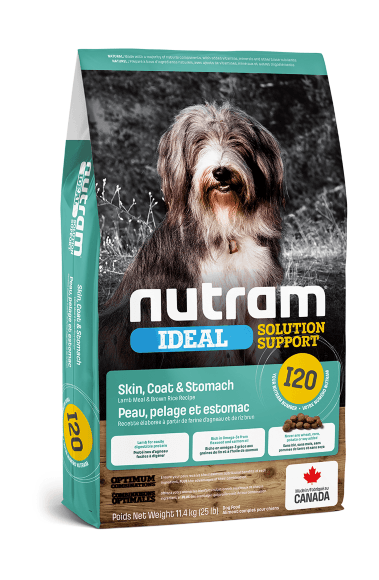 Nutram I20 - Сухой корм для собак с чувствительной кожей, шерстью или пищеварением