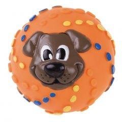 Dezzie - Игрушка &amp;quot;Мяч и Пёс&amp;quot; для собак, 10см, винил