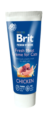 Brit - Паста "Premium by Nature" для кошек из цыпленка с печенью, 75гр
