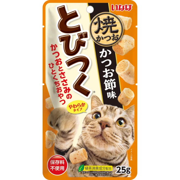 Inaba Tobitsuku - Запеченное лакомство для кошек со вкусом кацуобуси, 25гр