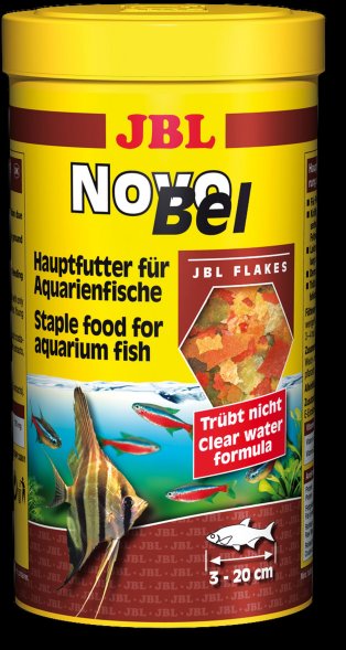 JBL - Основной корм в форме хлопьев для пресноводных аквариумных рыб (NovoBel)