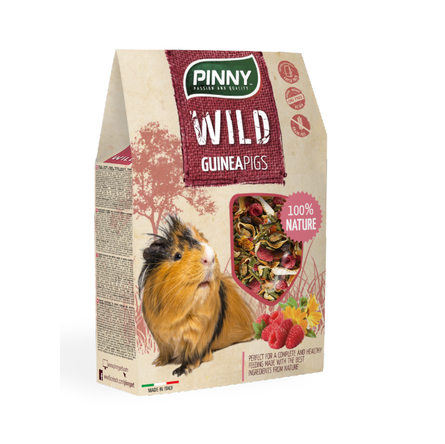 Pinny - Полнорационный корм для Морских свинок, с Фруктами, Овощами и Цветами, 600 гр