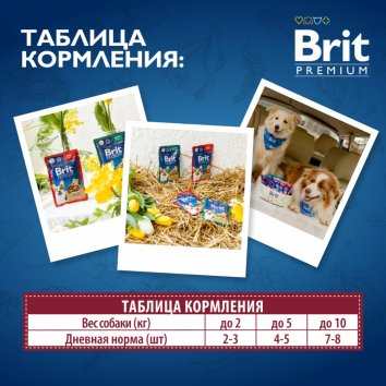 Brit - Пауч для взрослых собак всех пород, Мясное Ассорти, в соусе, 85 гр