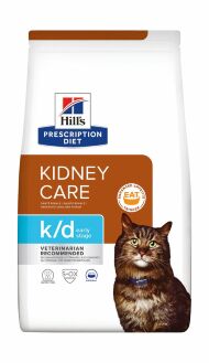 Hill's Prescription Diet K/D ES - Сухой корм для кошек, лечение почек, сердца и нижнего отдел мочевыводящих путей, с Курицей