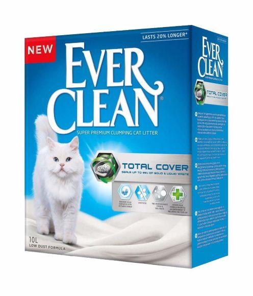 Ever Clean Total Cover - Комкующийся наполнитель с активированным углем без запаха